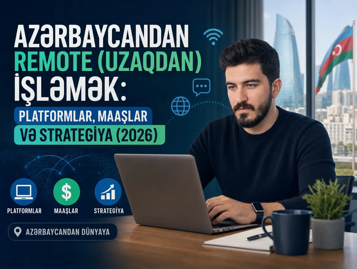 Azərbaycandan Remote (Uzaqdan) İşləmək: Platformlar, Maaşlar və Strategiya (2026)